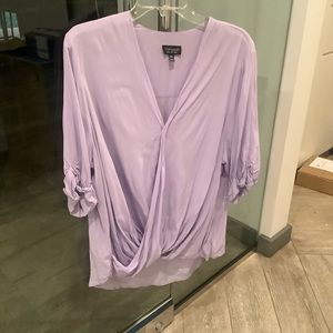 5 for $15 Top Shop Wrap Lavender Top 12